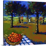 Orange picking, 2008 (acrylic on board)