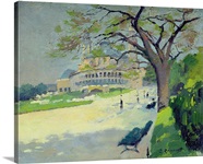 Palais du Trocadero (oil on panel)