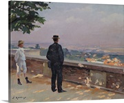 Paris from the observatory at Meudon (oil on canvas)