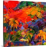 Paysage Polynesien, 2011 (oil on canvas)