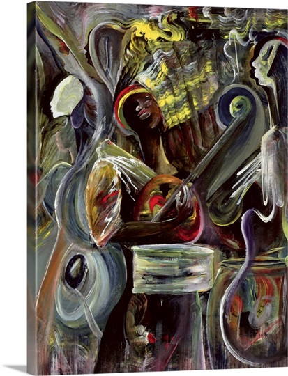 Pearl Jam (acrylic on canvas)