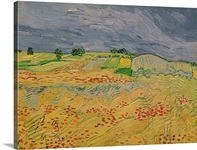 Plain at Auvers, 1890 (oil on canvas)