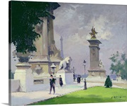 Pont Alexandre III, Paris (oil on canvas)