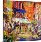 Port Promenade, Saint-Tropez (oil on canvas)
