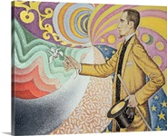 Portrait of Felix Feneon in 1890 (oil on canvas)