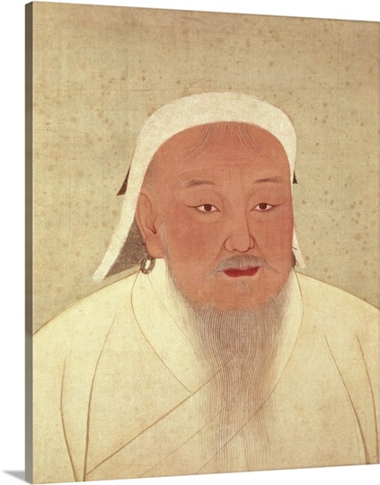 Portrait of Genghis Khan (c.1162-1227), Mongol Khan