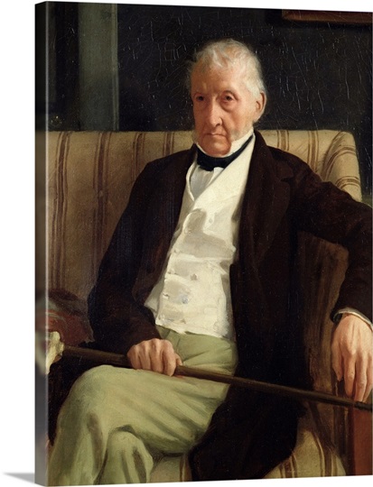 Portrait of Hilaire Degas (1770 1858), grandfather of the artist, 1857 (oil on canvas)