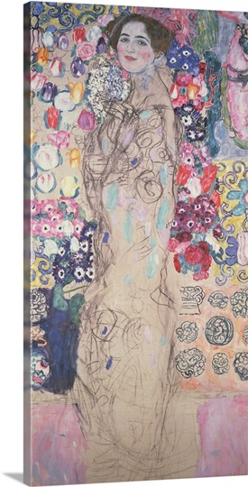 Portrait of Maria Munk (unfinished 1917 18) (oil on canvas)