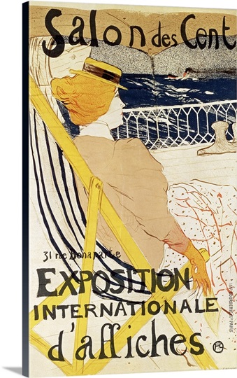 Poster advertising the Exposition Internationale dAffiches, Paris, c.1896 (colour litho)