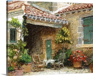 Provence Barn, 2006 (oil on board)
