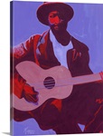 Purple Blues, 2006 (oil and acrylic on canvas)