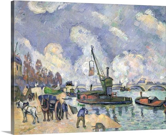 Quai de Bercy, Paris, 1873 75 (oil on canvas)