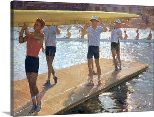 Raft walk, 1994 (oil on canvas)