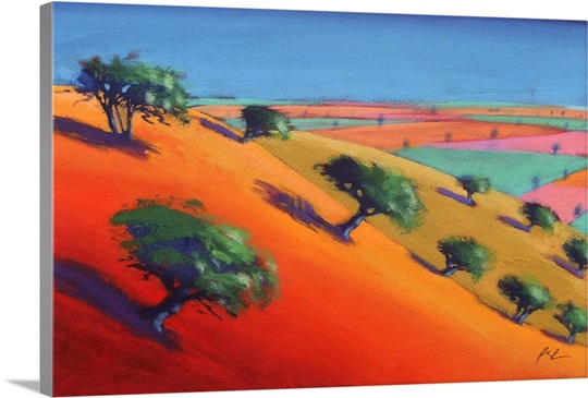 Ragged Stone Hill (acrylic on canvas)