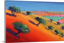 Ragged Stone Hill (acrylic on canvas)