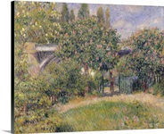 Railway Bridge at Chatou, 1881 (oil on canvas)