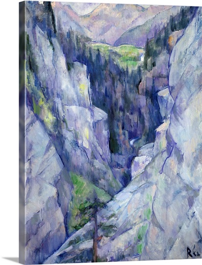 Ravine at Pians, 1921 (oil on canvas)