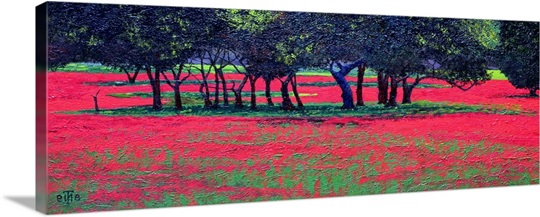Red Shock, 1999 (oil on board)