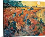 Red Vineyards at Arles, 1888 (oil on canvas)