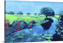 River (acrylic on card)