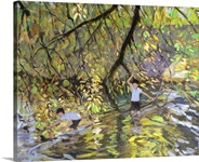River Wye, 2008 (oil on canvas)