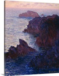 Rocks at Bell-Ile, Port-Domois, 1886 (oil on canvas)