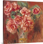 Roses in a Vase, c.1890 (oil on canvas)