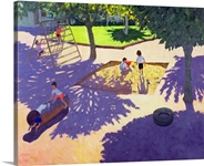 Sandpit, France (oil on canvas)