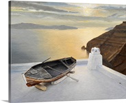 Santorini 7, 2010 (oil on board)