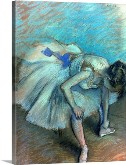 Seated Dancer, c.1881 83 (pastel on paper)