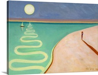 Serpentine Sunset, 2004 (oil on canvas)