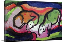 Sheep, 1912 (oil on canvas)