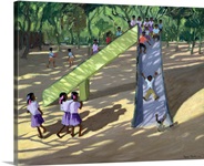 Slide, Mysore, 2001 (oil on canvas)