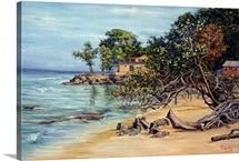 Slipping Sand, 1999 (oil on canvas)