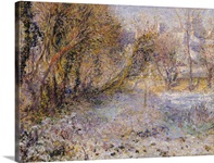 Snowy Landscape (oil on canvas)