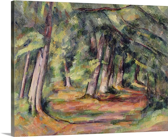 Sous bois (pres du Jas de Bouffan) 1890 94 (oil on canvas)
