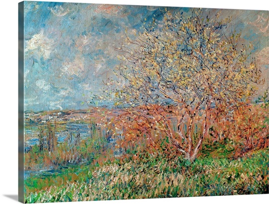 Spring, 1880 82 (oil on canvas)