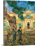 St. Pauls Hospital, St Remy, 1889 (oil on canvas)