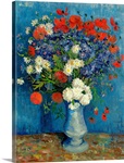 Still Life: Vase with Cornflowers and Poppies, 1887