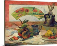 Still Life with a Fan, c.1889 (oil on canvas)