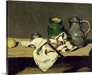 Still Life with a Kettle, c.1869 (oil on canvas)