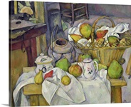 Still life with basket, 1888 90 (oil on canvas)