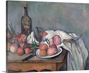 Still Life with Onions, c.1895 (oil on canvas)