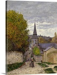 Street in Sainte-Adresse, 1868-70 (oil on canvas)