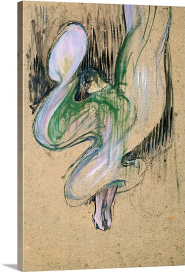 Study for Loie Fuller (1862 1928) at the Folies Bergeres, 1893 (oil on cardboard)