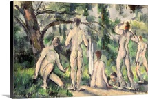 Study of Bathers, c.1895 98 (oil on canvas)