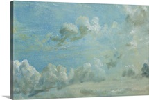 Study of Cumulus Clouds, 1822 (oil on paper laid down on panel)