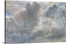 Study of Cumulus Clouds, 1822 (oil on paper laid on canvas)