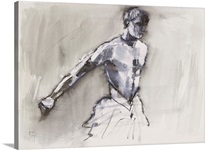 Swan Lake, 2001 (mixed media on paper)