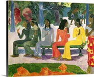 Ta Matete (We Shall Not Go to Market Today) 1892 (gouache on canvas)